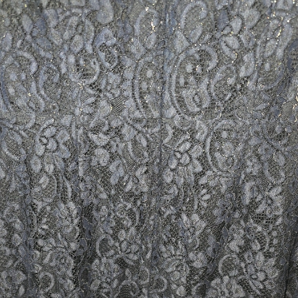 Banana Republic Black Lace Mini Dress Size 8 - Picture 5 of 9